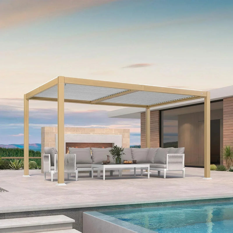 Abba Patio 10x13 Outdoor Hardtop Aluminum Pergola