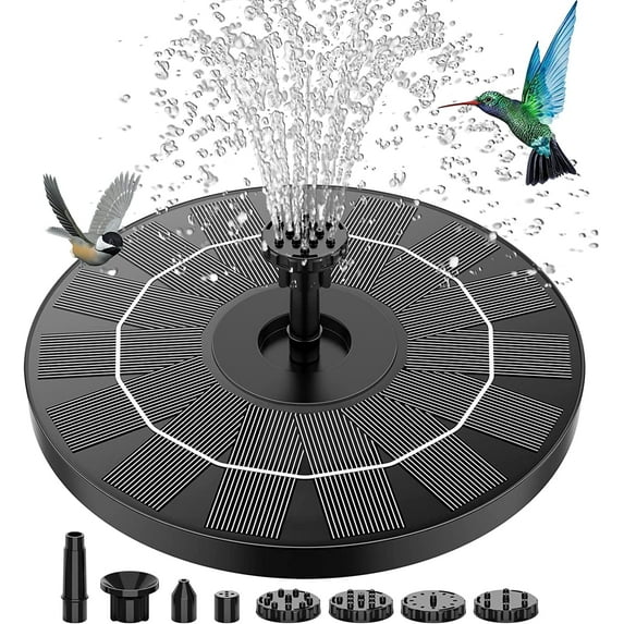 AISITIN 4.5W Solar Fountain Pump with 6 Nozzles