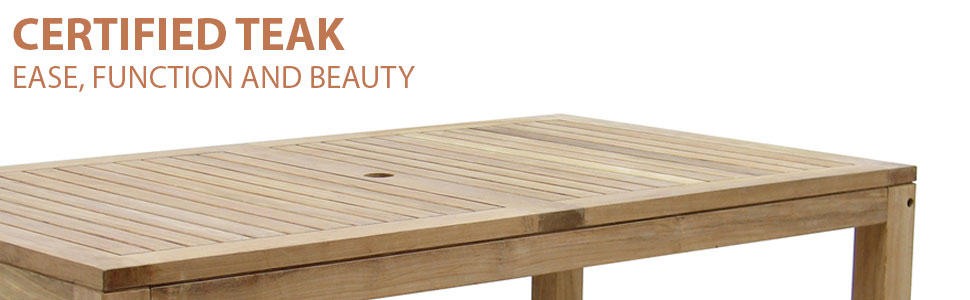Amazonia Grade A Teak Outdoor Footstool