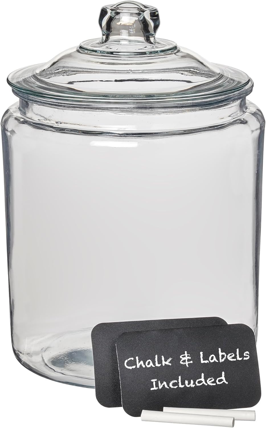 Anchor Hocking Heritage Hill Glass Jar with Lid, Set of 3