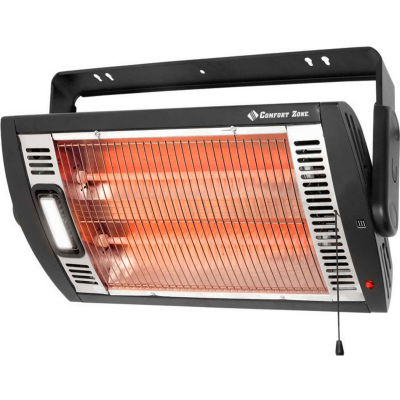 Comfort Zone CZQTV5M Ceiling Mount Quartz Infrared Heater 1500W
