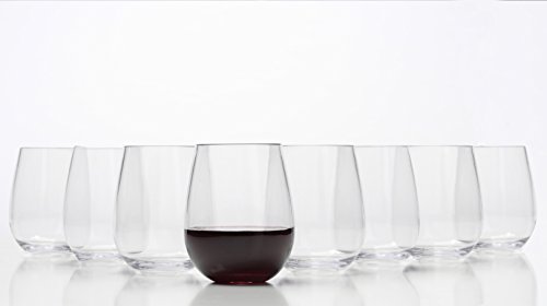 Govino BPA-Free Flexible Shatterproof Dishwasher Safe Wine Glasses Set of 4