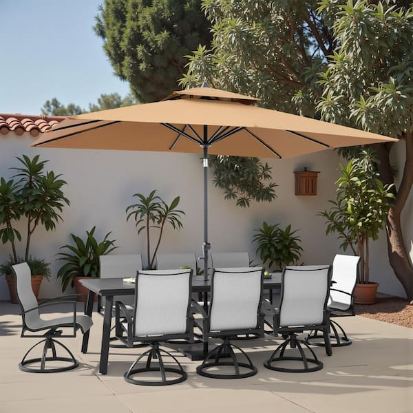 Hanover Traditions 7-Piece Aluminum Outdoor Dining Set