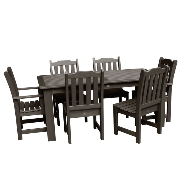 Highwood USA Lehigh 6-Piece Farmhouse Outdoor Dining Set