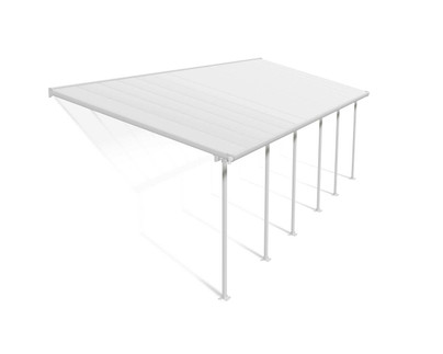 Palram Canopia Feria 11.3x10.3 Patio Cover, White