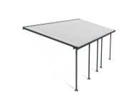 Palram Canopia Rubicon 10 ft. x 16 ft. Gray Patio Cover