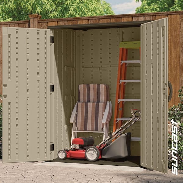 Suncast Tremont Outdoor Storage Cabinet with Shelves